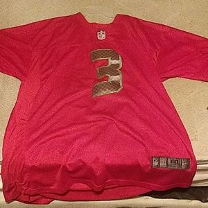 Russel wilson red nfl jersey